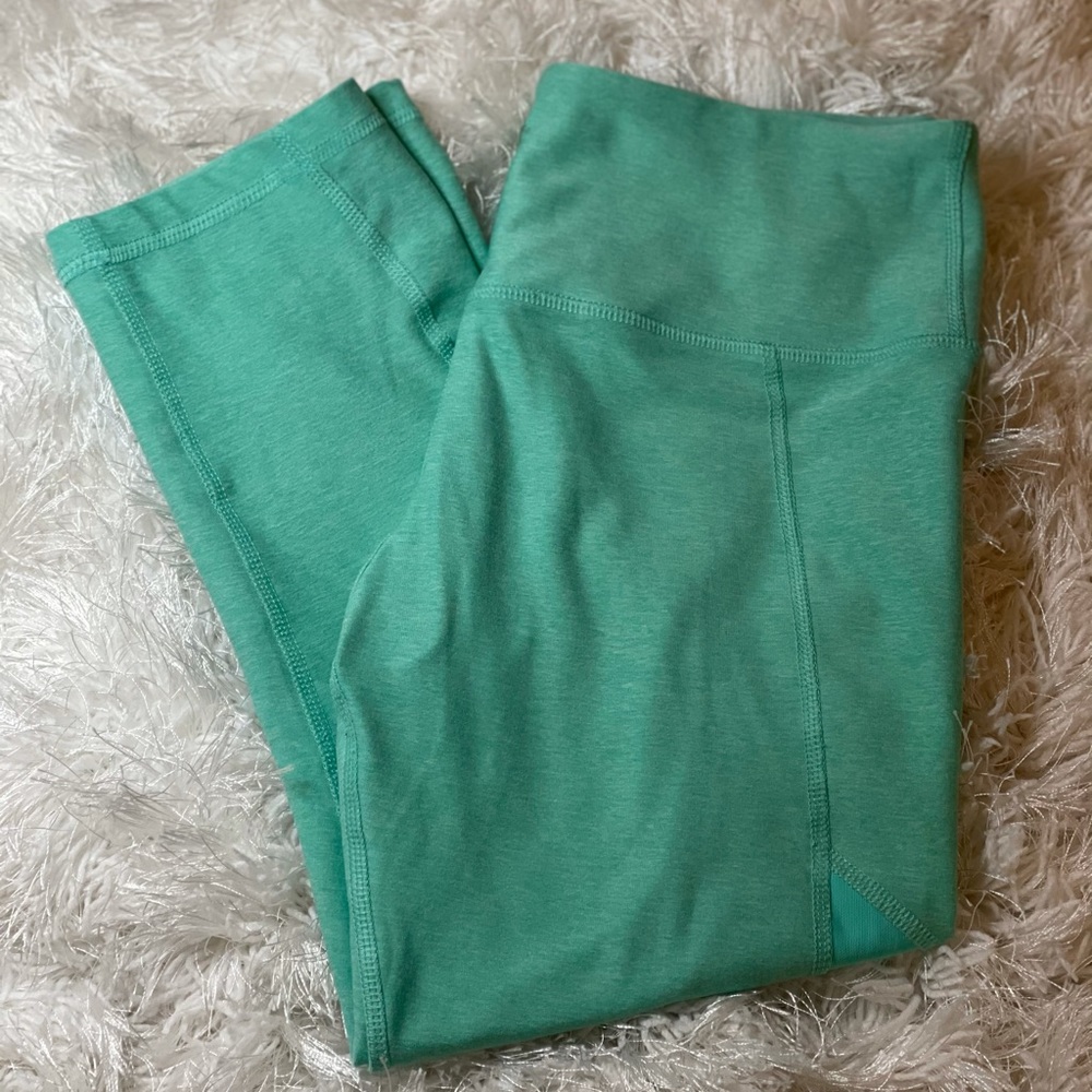 Sea Foam Green Capri Leggings